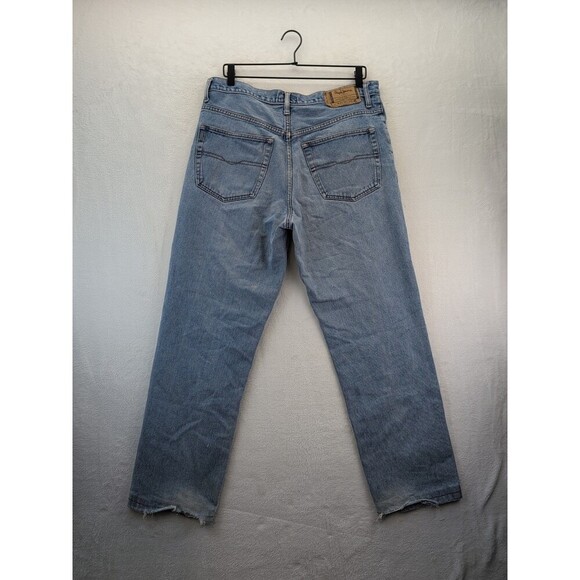 Pepe Jeans ORIGINAL PEPE COMFORT Jeans Y2K Distressed Relaxed Fit Size 36x33 - Picture 7 of 16
